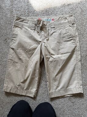 American Eagle Outfitters Khaki Bermuda Shorts